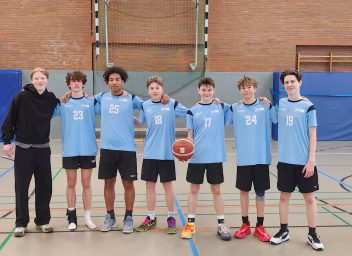 Basketballer des EKG im Landesfinale